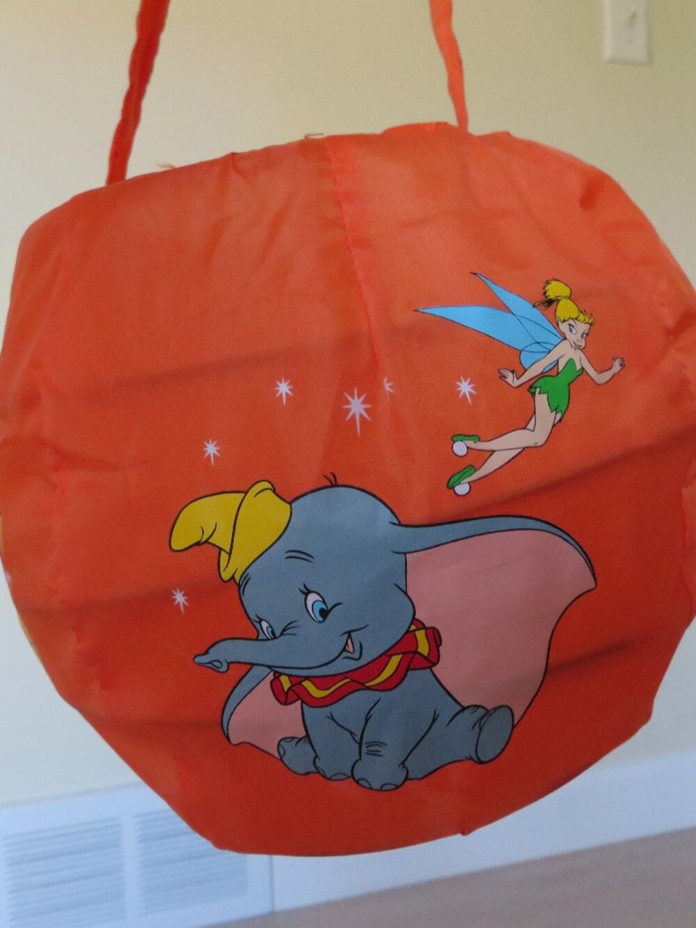 Disney Characters Halloween Basket Tink Mickey Dumbo TrickorTreat Vintage Y2k